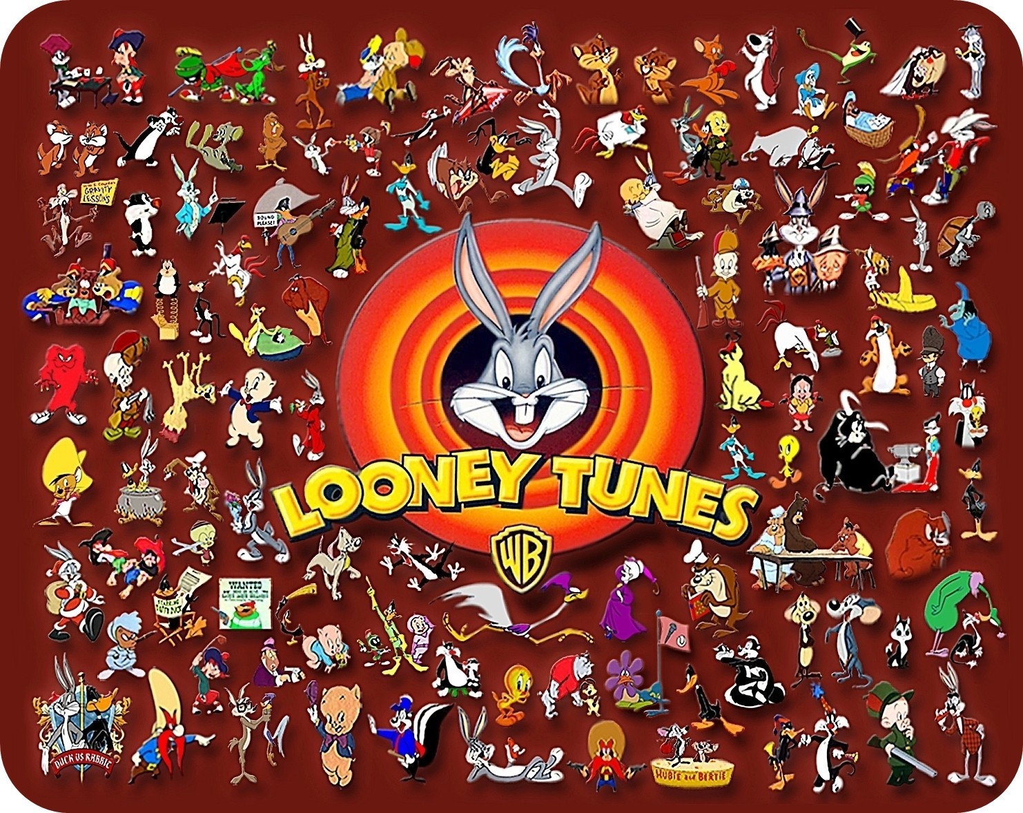 "Looney Tunes" Cartoon Characters Computer / Laptop Mouse Pad