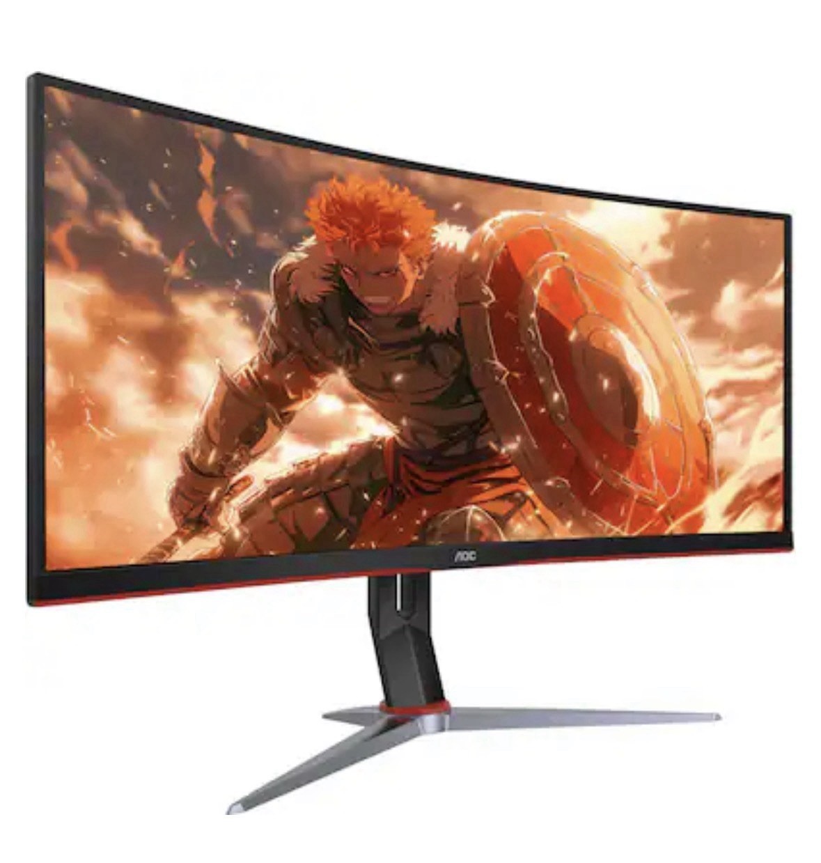 AOC - CU34G2XP 34" VA Curved Gaming Monitor, WQHD (3440x1440), 180Hz, 1ms, Black