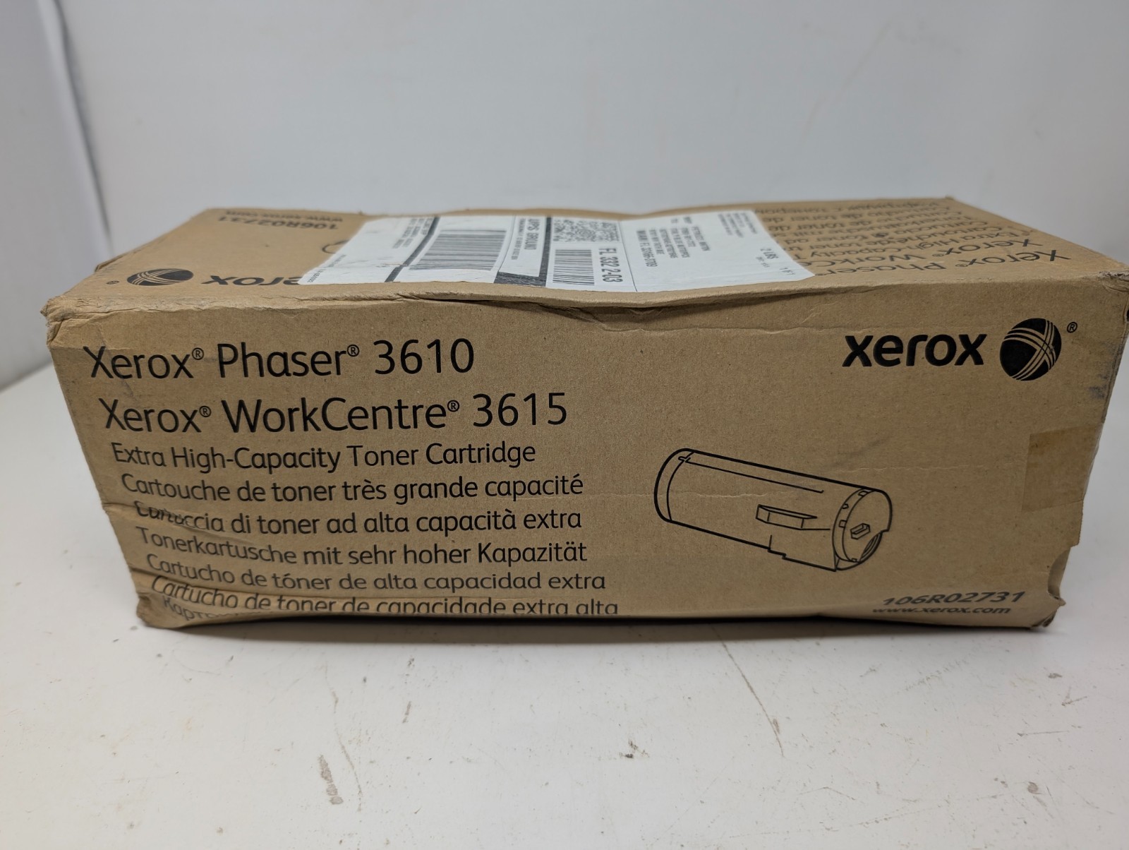 Genuine Xerox 106R02722 Black High Capacity Toner Phaser 3610 3615 (70)