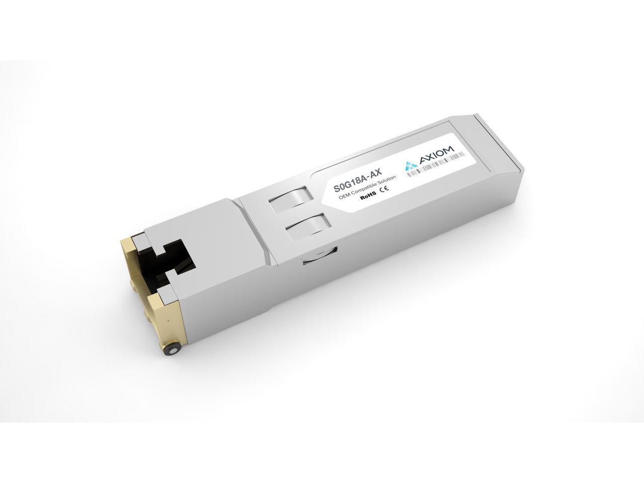 HP Networking Instant On 10GBase-T RJ45 30m Cat6a Transceiver Model S0G18A