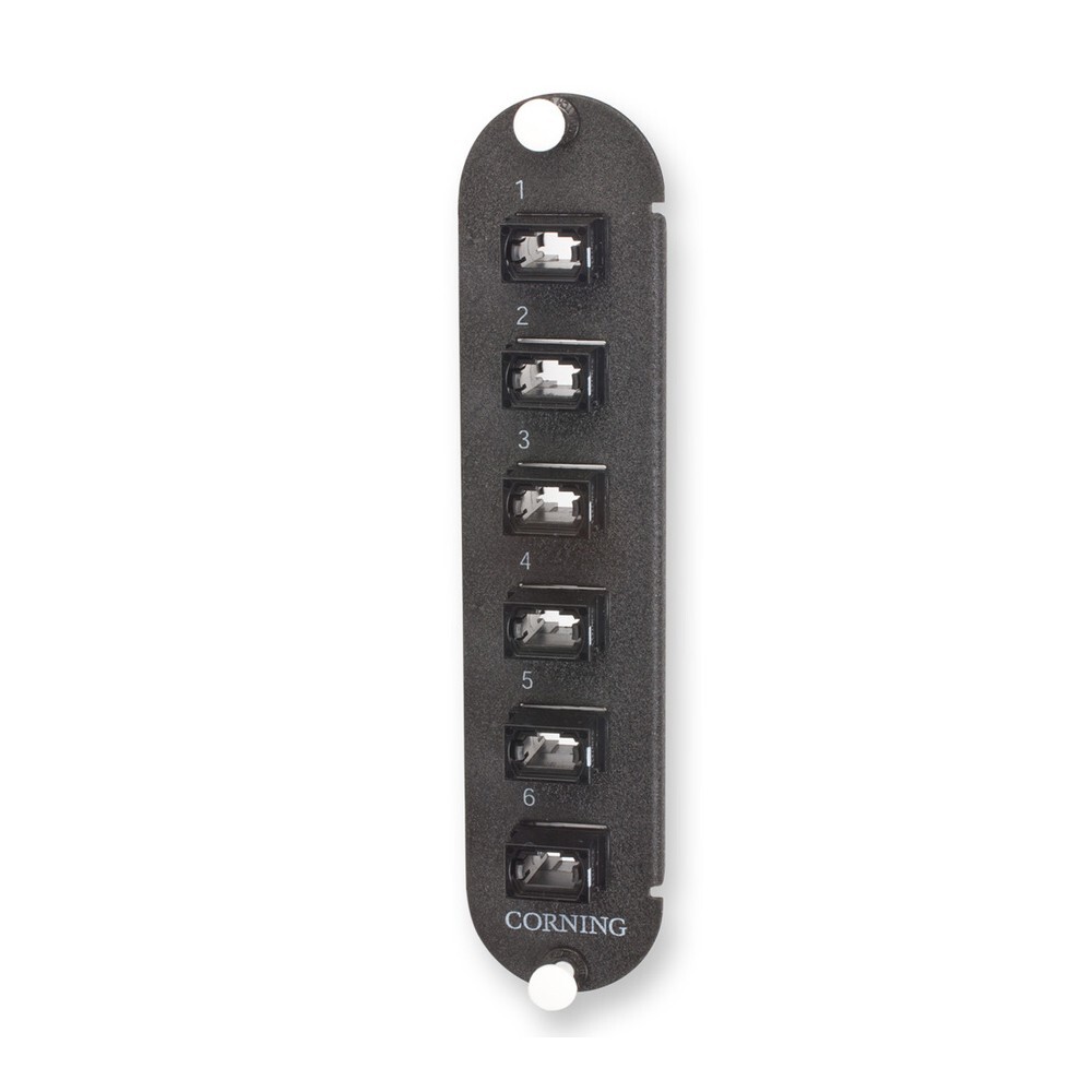 Corning CCH-CP06-D3 LC Adapter Duplex 6 Fiber Closet Connector Housing Panel