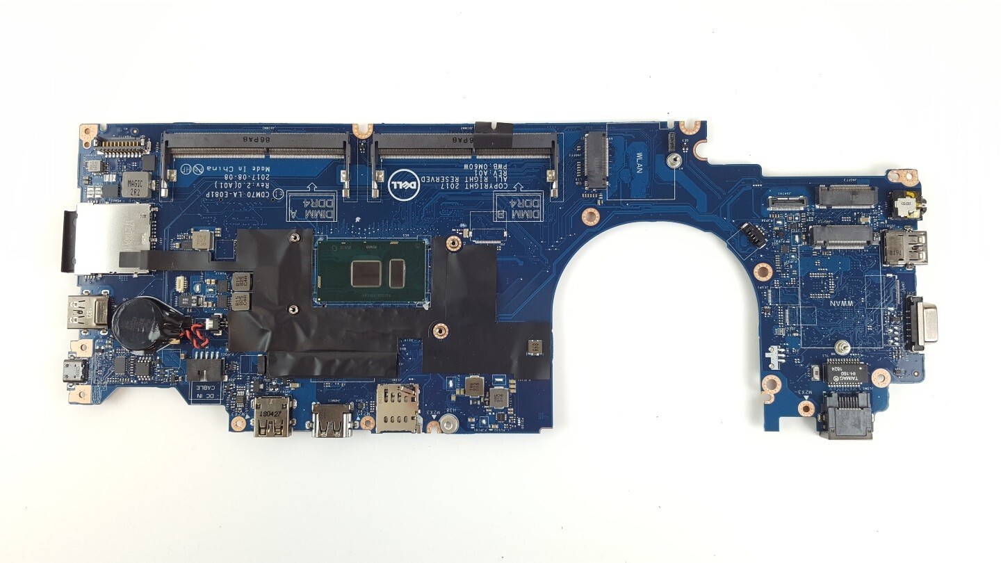 Dell Latitude 5480 Intel Core i5-6300U 2.4GHz Laptop Motherboard RH40R LA-E081P