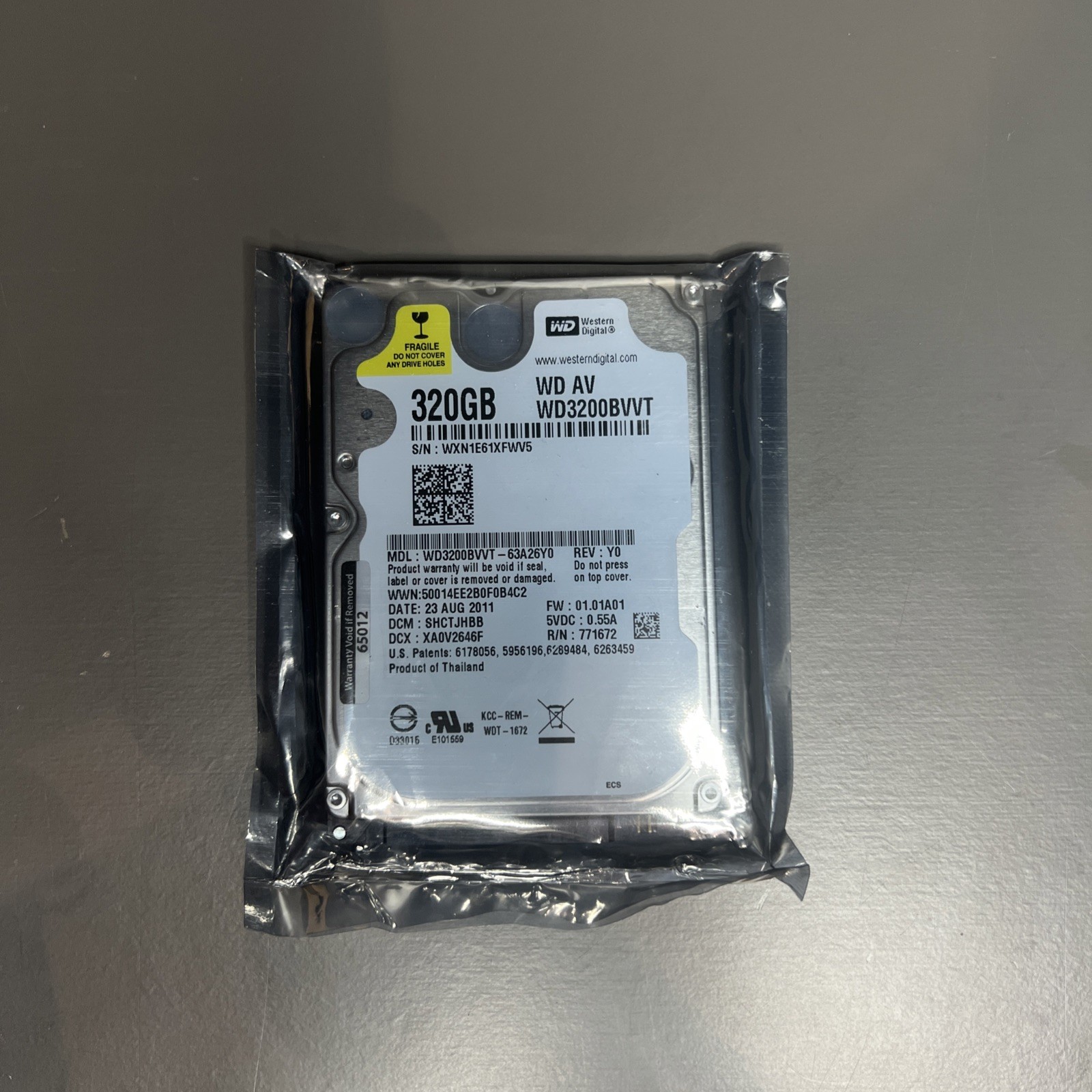 Western Digital WD AV 320GB 2.5" SATA  Hard Drive WD3200BVVT - SEALED