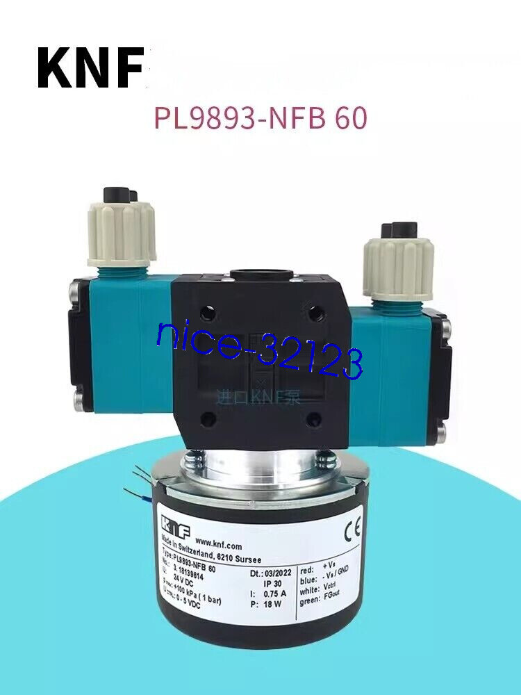 1pcs KNF PL9893-NFB60 diaphragm pump Double-head ink pump