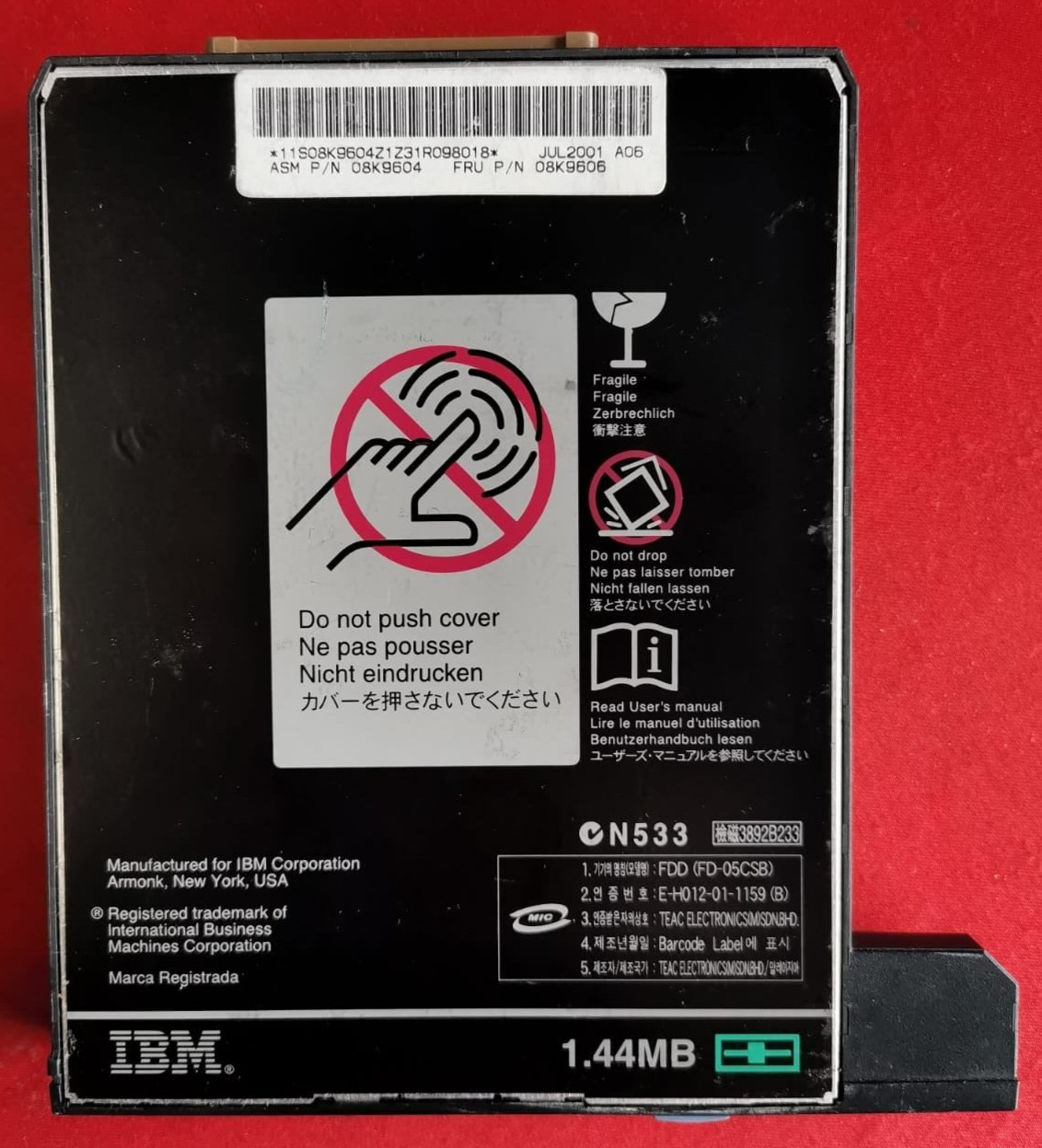 Teac IBM Floppy Drive 1.44MB p/n: 19308410-01