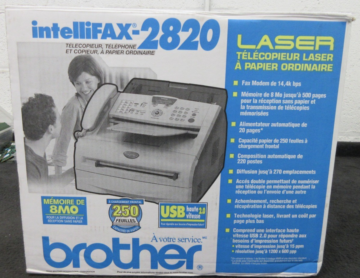 Brother IntelliFax-2820 All-In-One Laser Printer