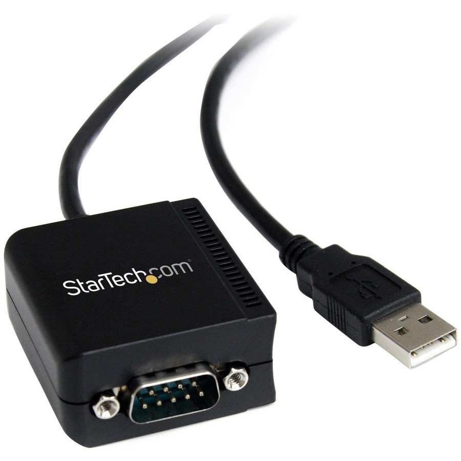 StarTech 8.3ft (2.5m) 1-Port FTDI USB to Serial RS232 Adapter Cable with Optical