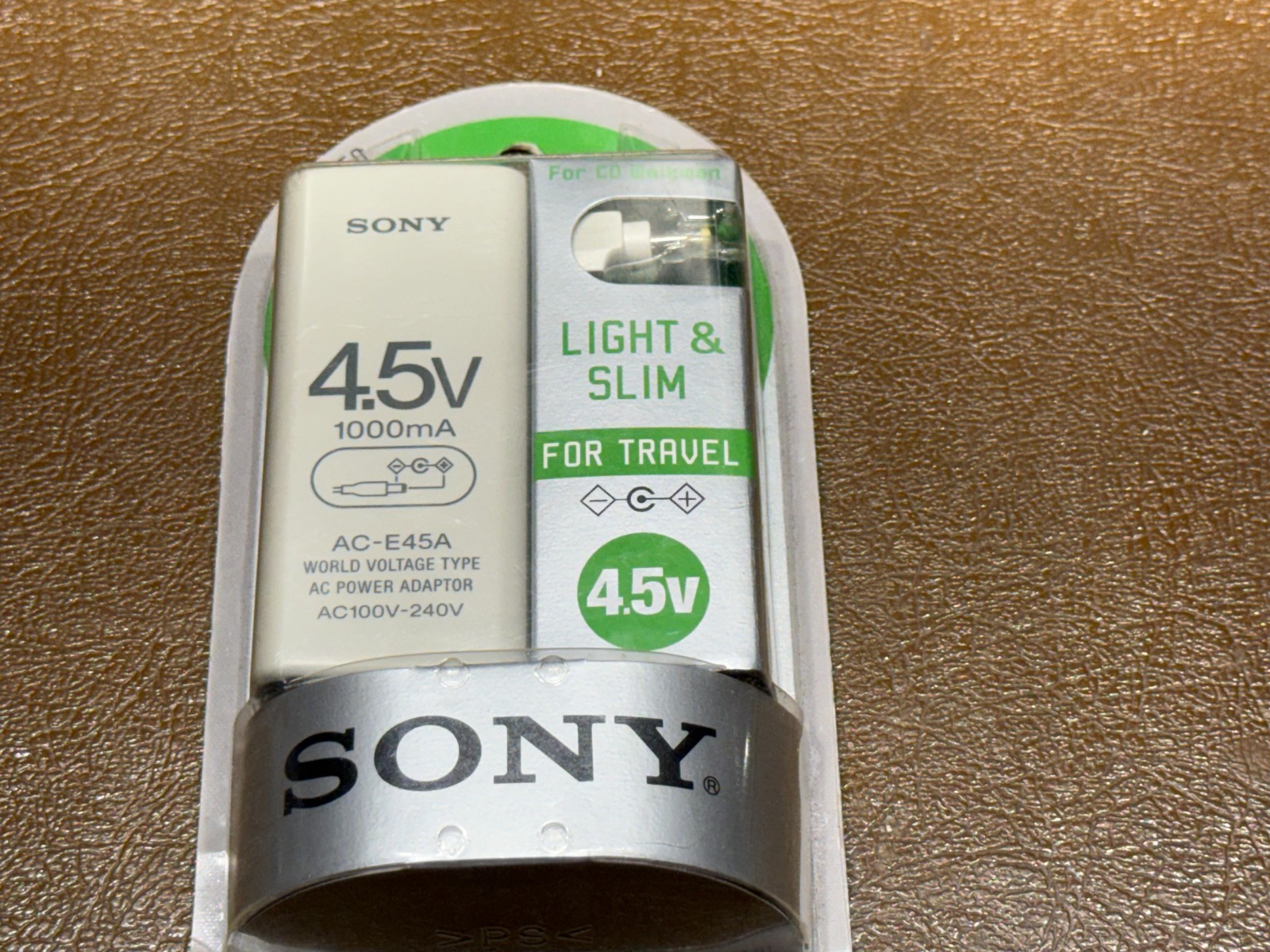 Genuine OEM Sony CD Walkman 4.5V Power Supply AC-E45A Power Supply Charger Cord