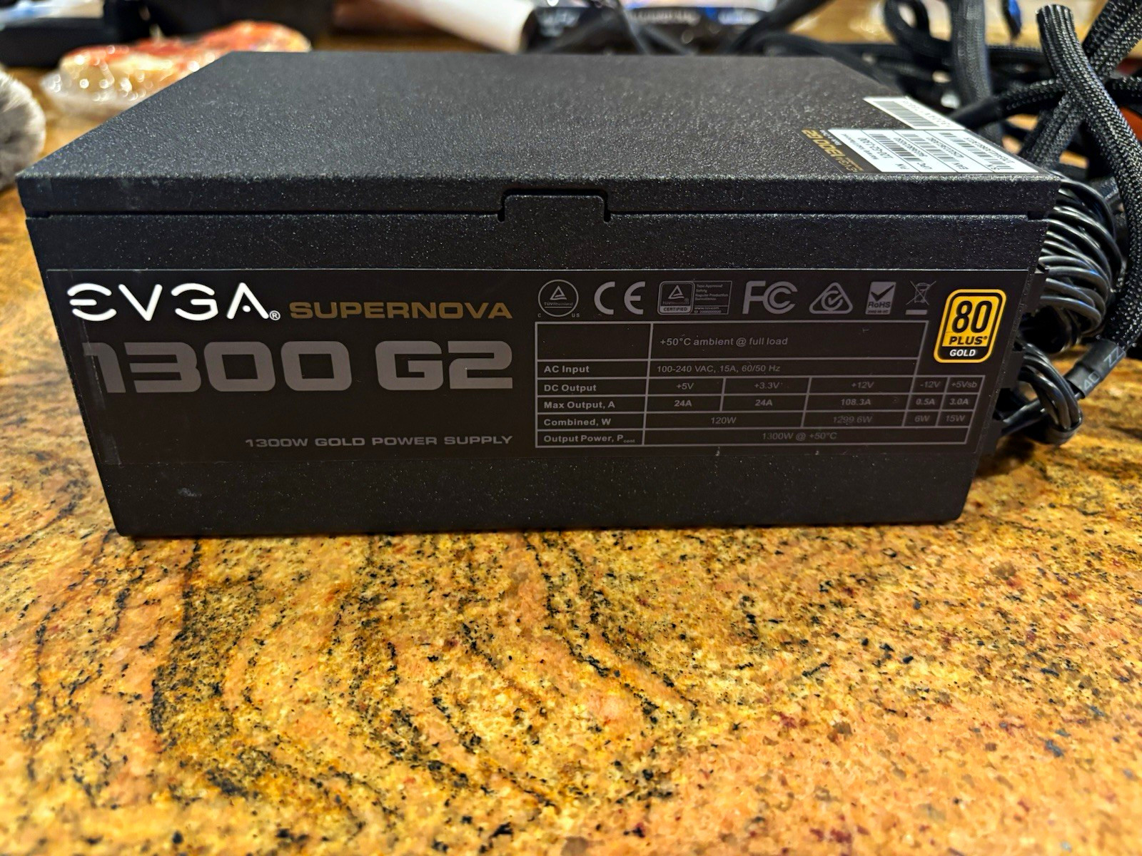 EVGA SuperNOVA 1300 G2 1300W 80 Plus Gold Modular ATX PSU 120-G2-1300