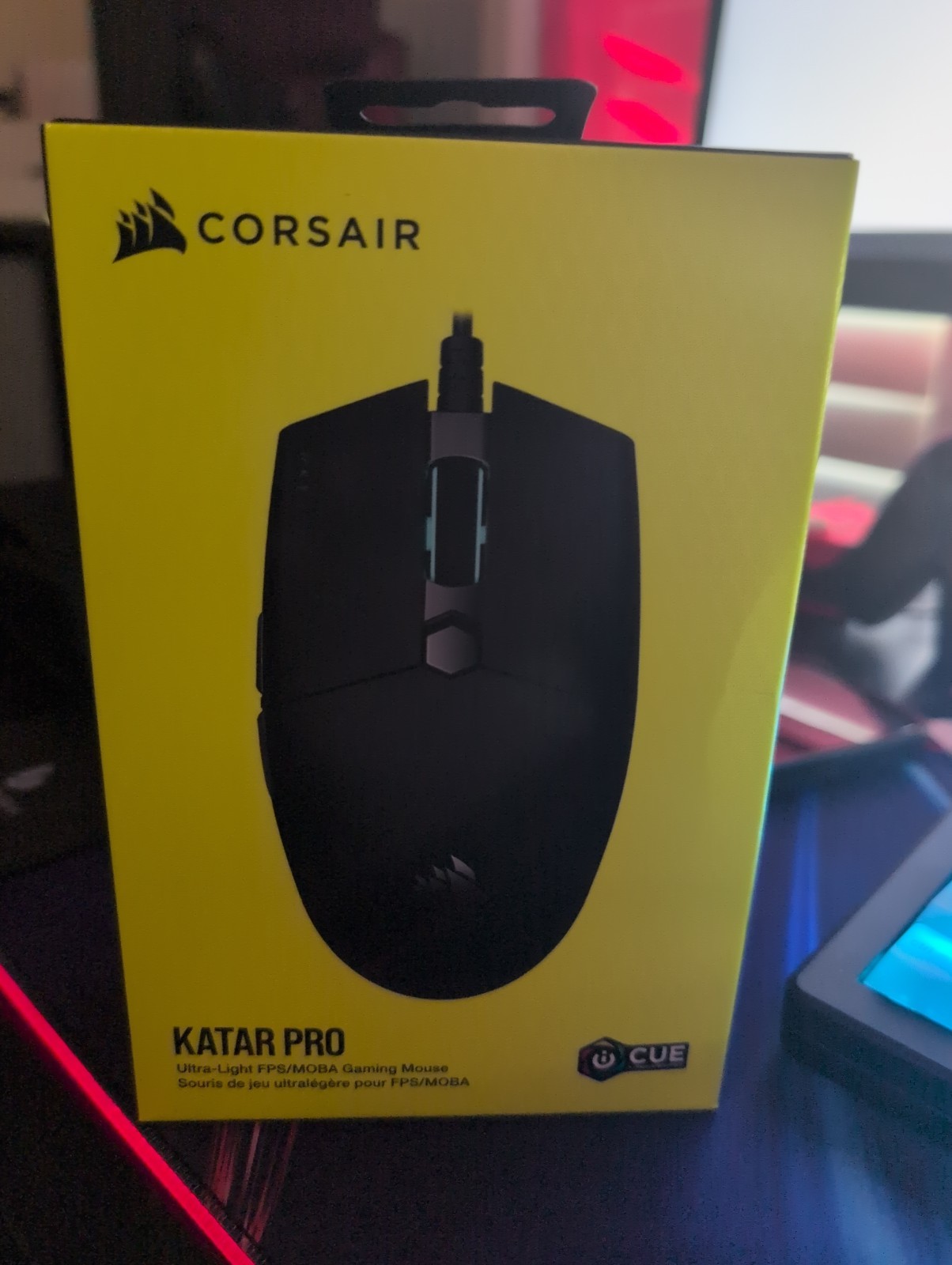 Corsair Katar Pro Gaming Mouse Black New In Box