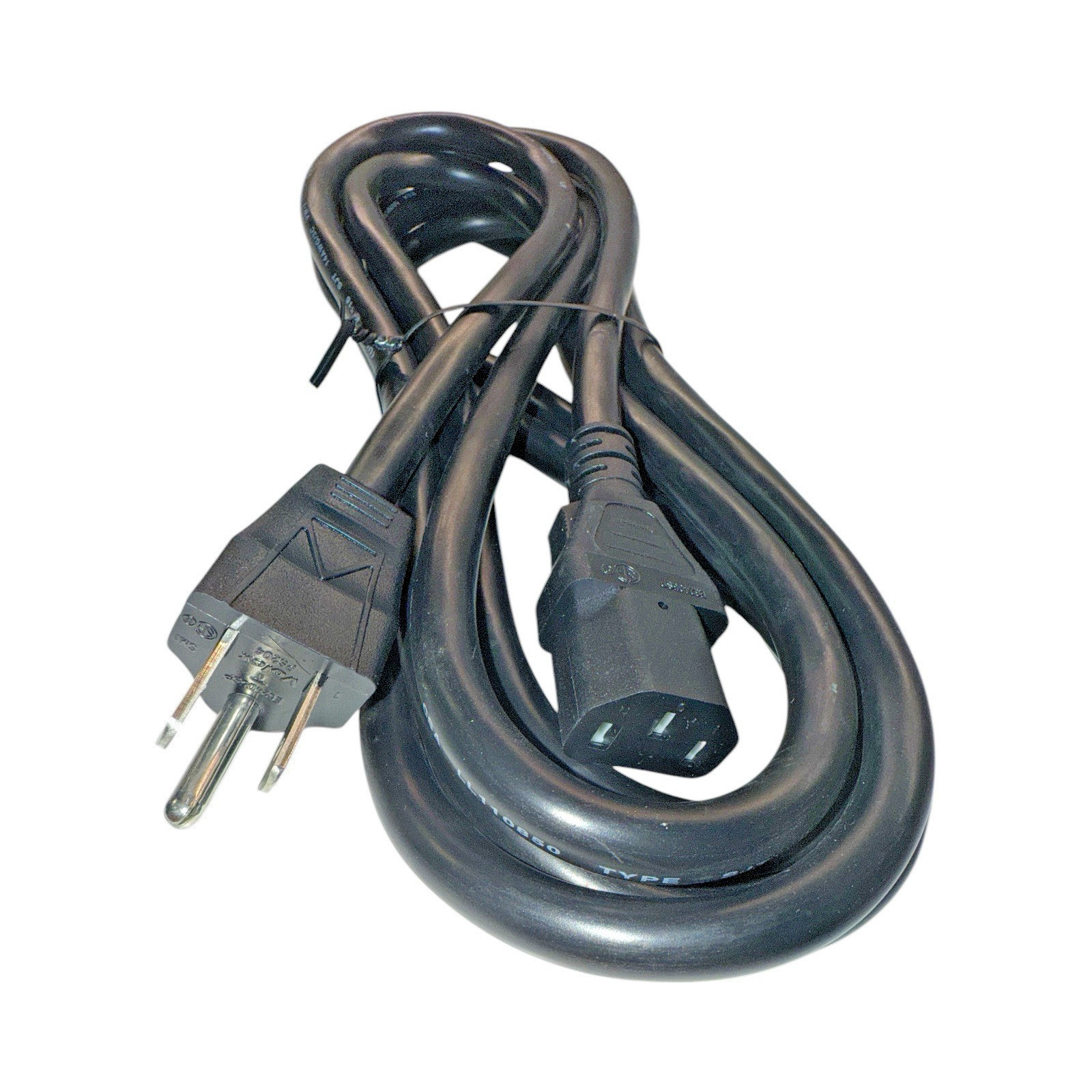VOLEX 10ft 00R215 Heavy Duty 14AWG AC Power Cable Cord - Black - UL/CSA