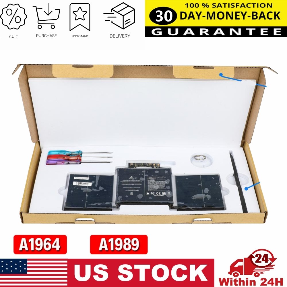 LOT 10 A1964 Battery for MacBook Pro 13" A1989 Mid 2018 2019 A2251 2020 EMC 3214