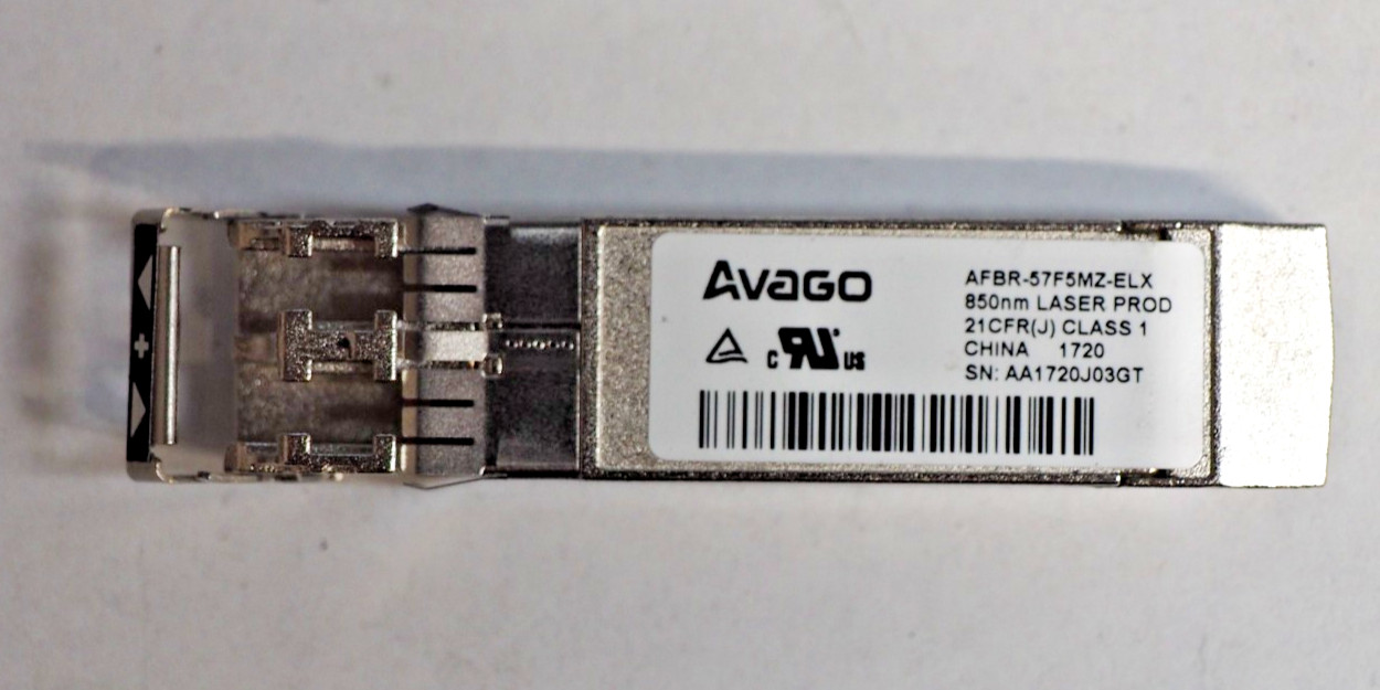 Lot of*45 Avago AFBR-57F5MZ-ELX 16GFC SFP+ Optical Transceiver