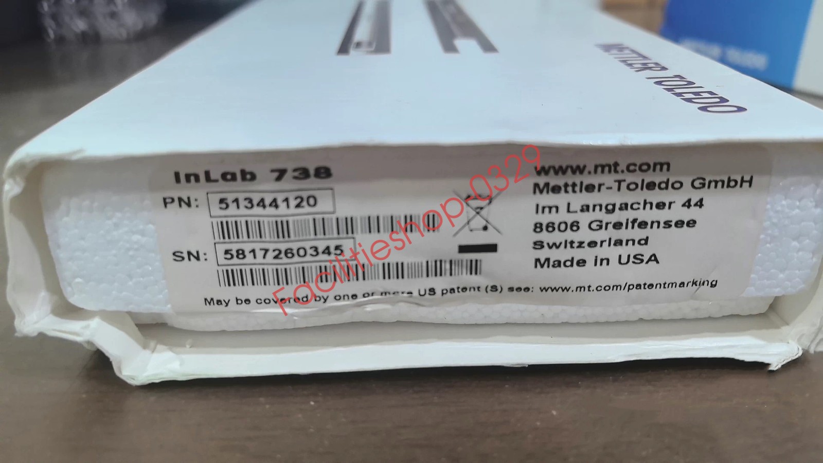 Mettler Toledo InLab738 51344120 Conductivity Electrode DHL/FedEx