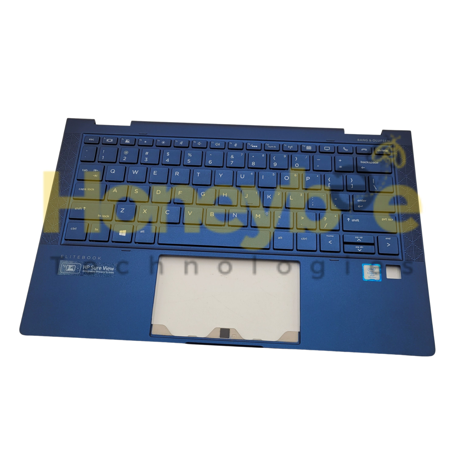GENUINE HP ELITE DRAGONFLY PALMREST TOP COVER BACKLIT PVCY KEYBOARD L74117-001