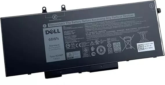 68WH Original 4GVMP Battery For Dell Latitude 5400 9JRYT  WJDPW RF7WM CN-0WJDP