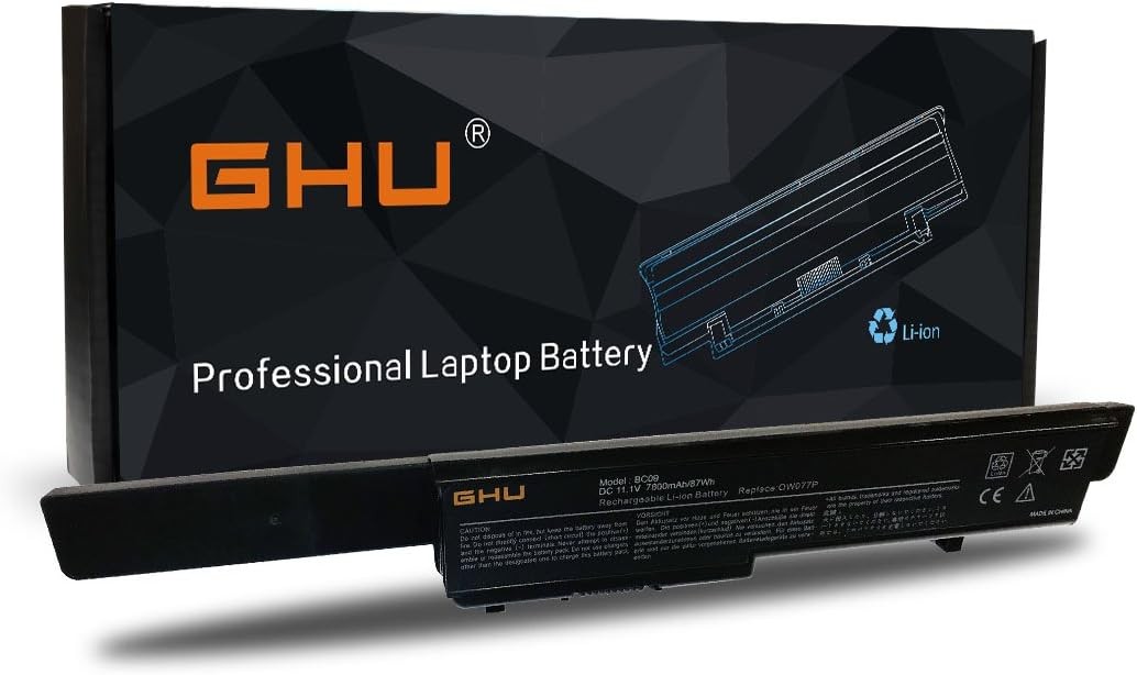New 9 Cell 87 WHR U164P N855P Battery Compatible with Dell Studio 17 1745 1747