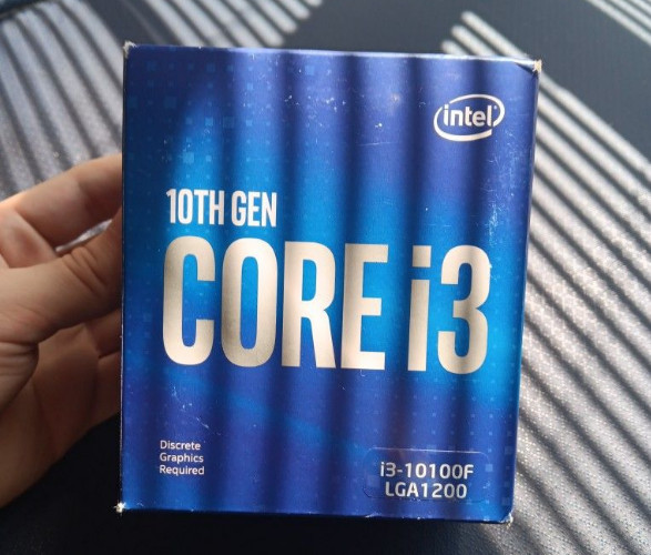 Intel Core i3-10100F Processor (2.8 GHz, 4 Cores, Socket LGA1200) Boxed + Fan