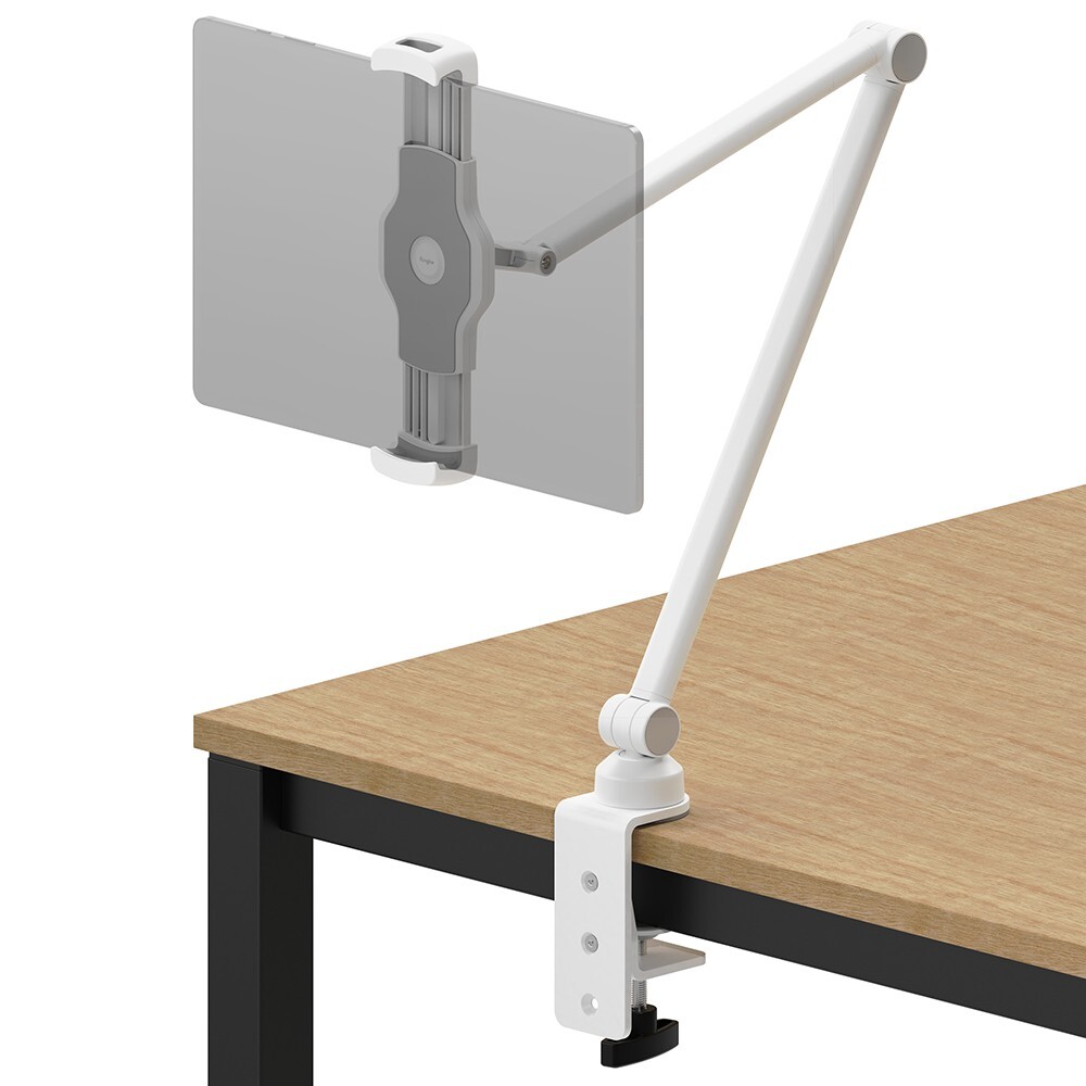Phone Tablet Holder Clamp Desk Mount for IPhone IPad Adjustable 360 Rotation