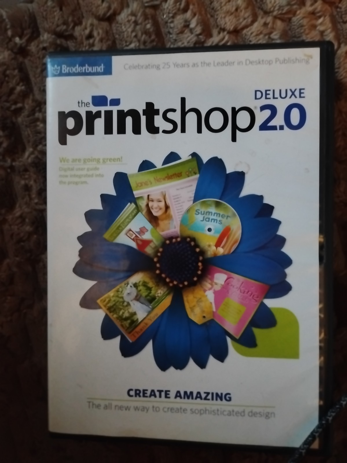 Broderbund The Print Shop 2.0 Deluxe Desktop Publishing Software DVD for Windows