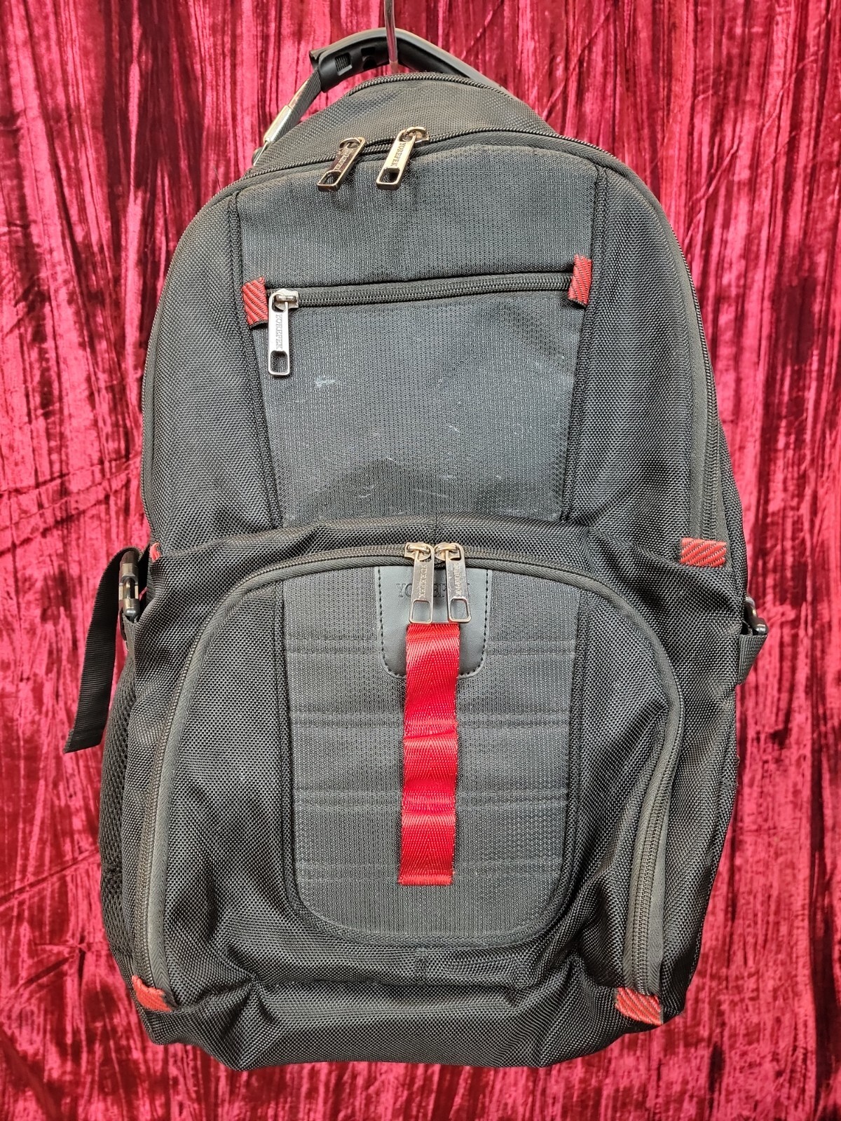 PREOWNED YOREPEK Extra Large Backpack Fits 17" Laptops USB Charging Port Black