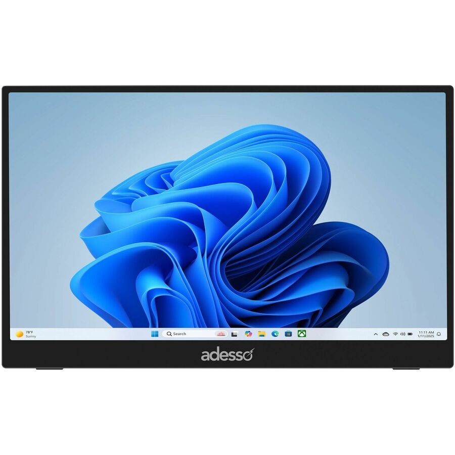 Adesso CYBERVIEW P1 15.6 Inch Full HD 1080p Portable Monitor USB-C H-DMI Display