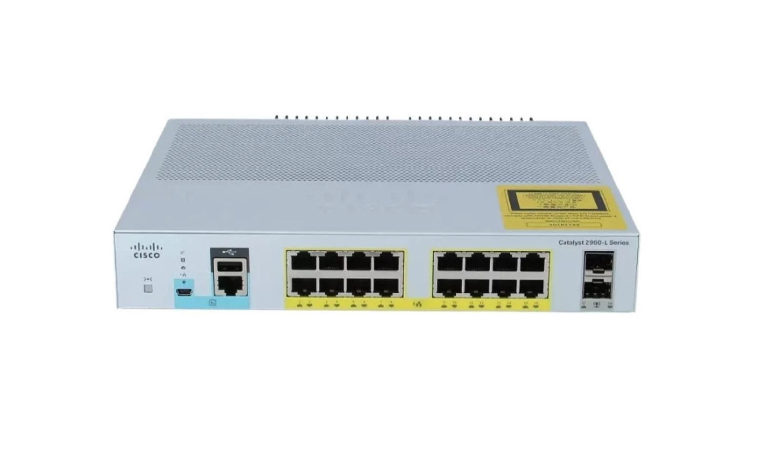 Cisco Catalyst WS-C2960L-16PS-LL 6-Port Gigabit Ethernet Switch PoE 2960 Series