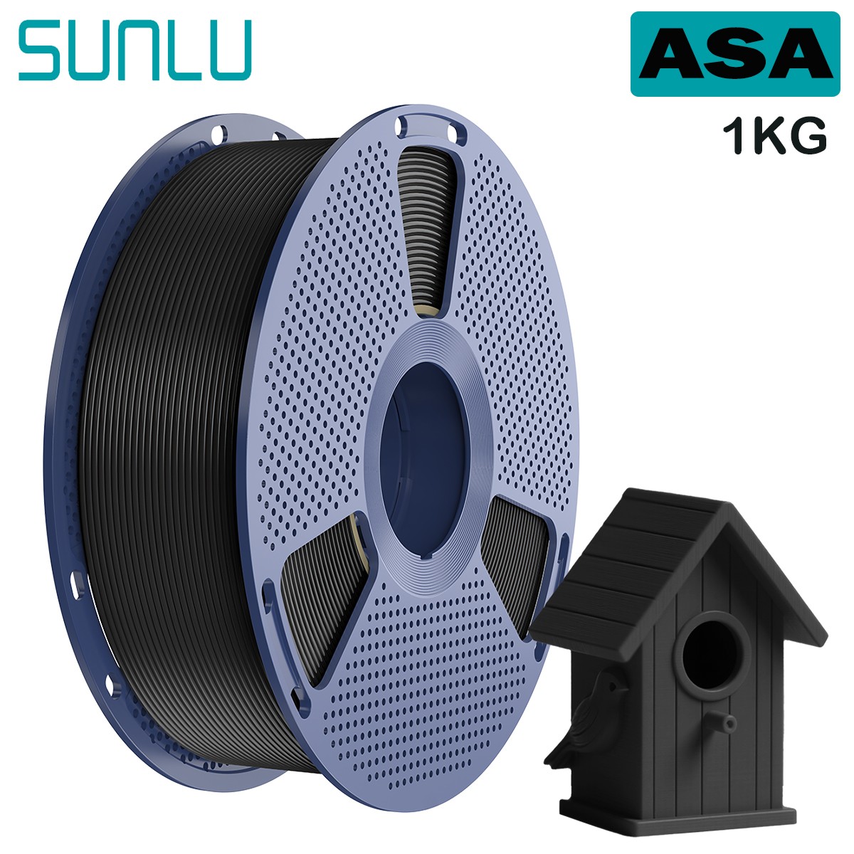 SUNLU ASA Filament 3D Printer Filament 1.75mm ASA 1KG,UV/Rain/Heat Resistant Lot