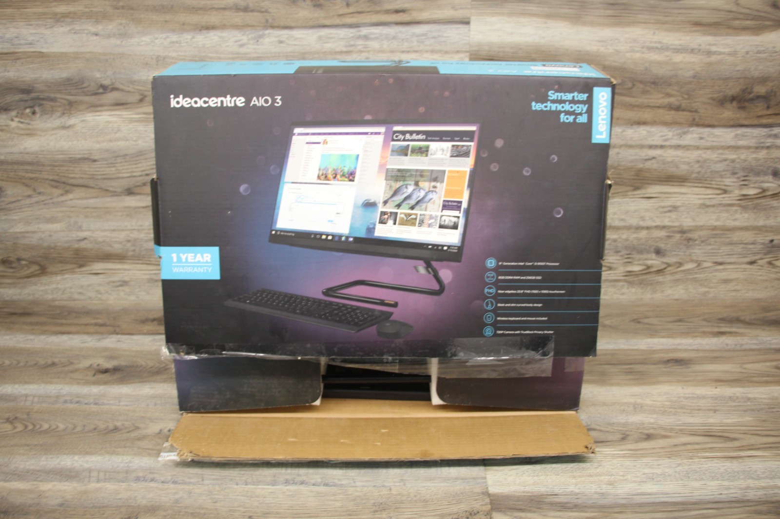 LENOVO F0EU00MAUS IdeaCentre AIO 3 24IMB05 23.8" FHD Touchscreen i3-10100T 3GHz