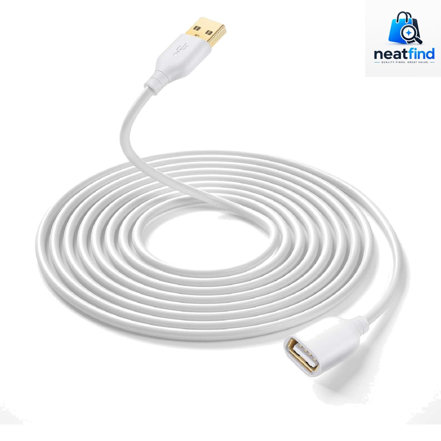 USB Extension Cable, 16Ft/5M USB 2.0 Type A Male to A Female Extension Cord U...