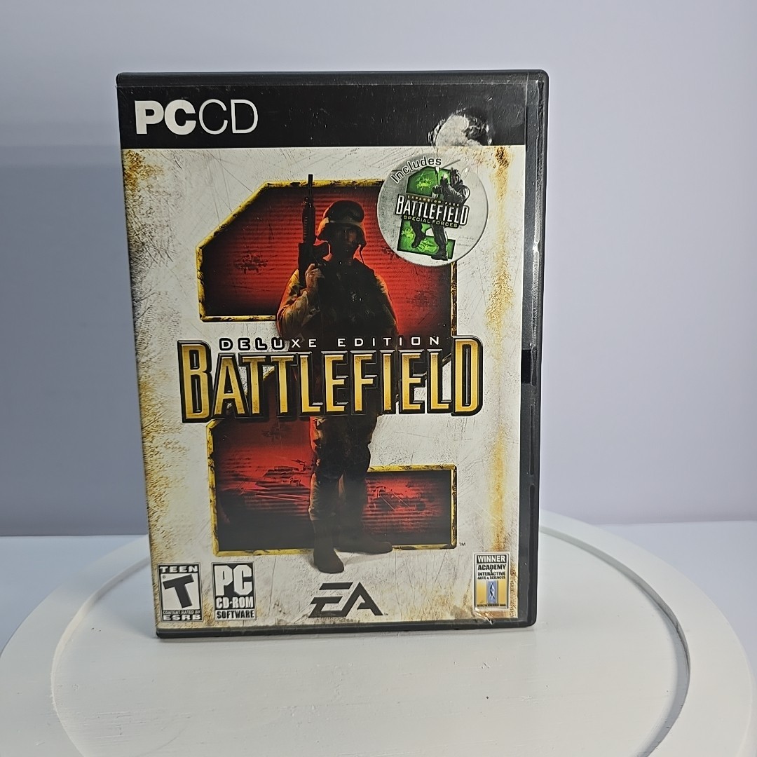 Battlefield 2 Deluxe Edition 5-Disc CD-ROM PC Game 2006 Windows XP
