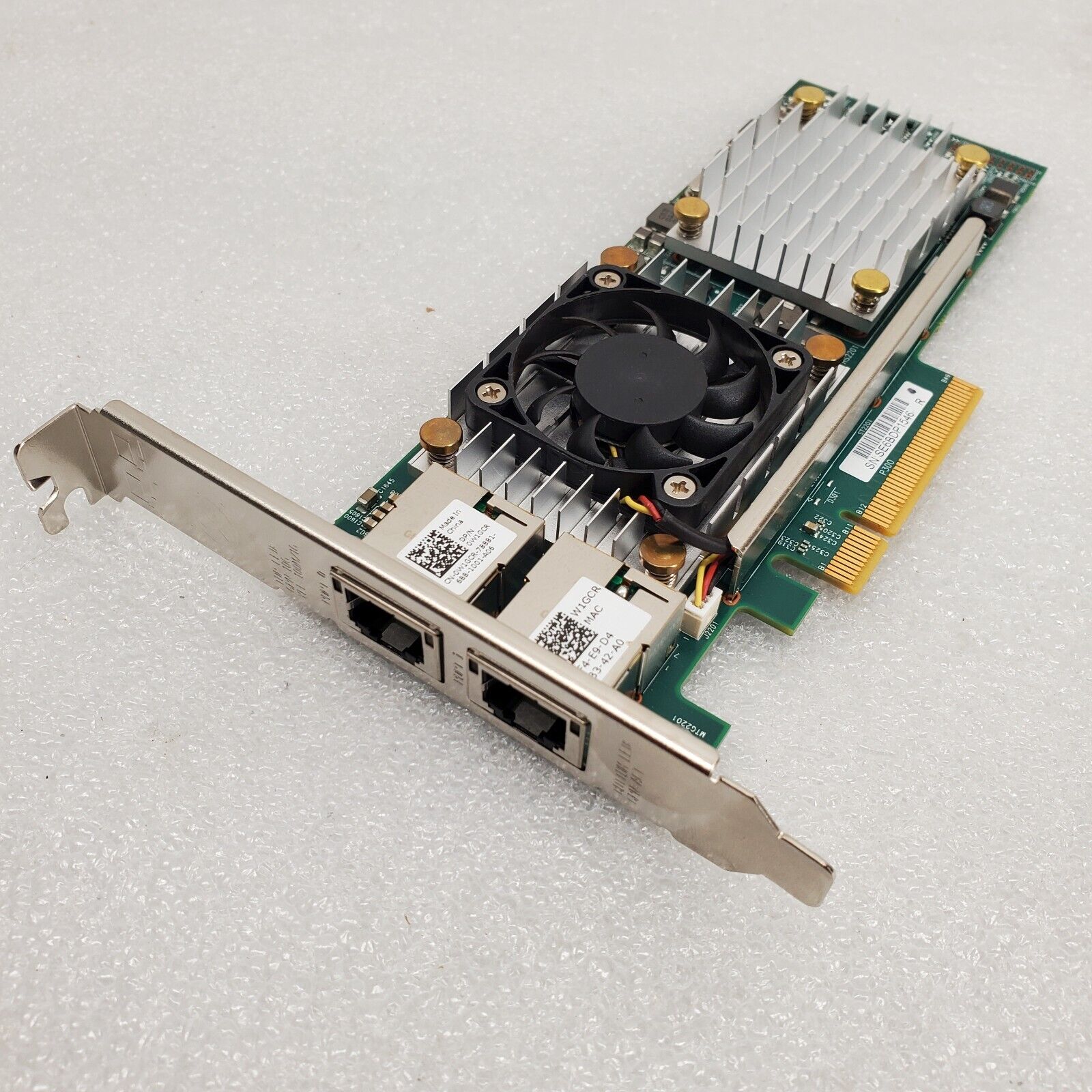 Dell 0W1GCR Broadcom 57810S 2-Port 10GBASE-T High Profile Network Adapter Card