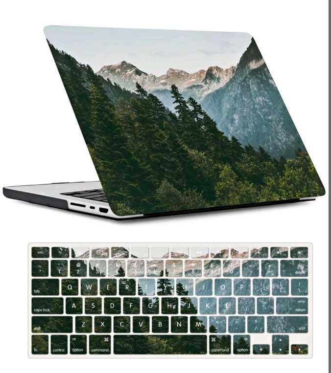 Hard Plastic Shell Case for Apple MacBook Air 15in A2941 2023 Mountain