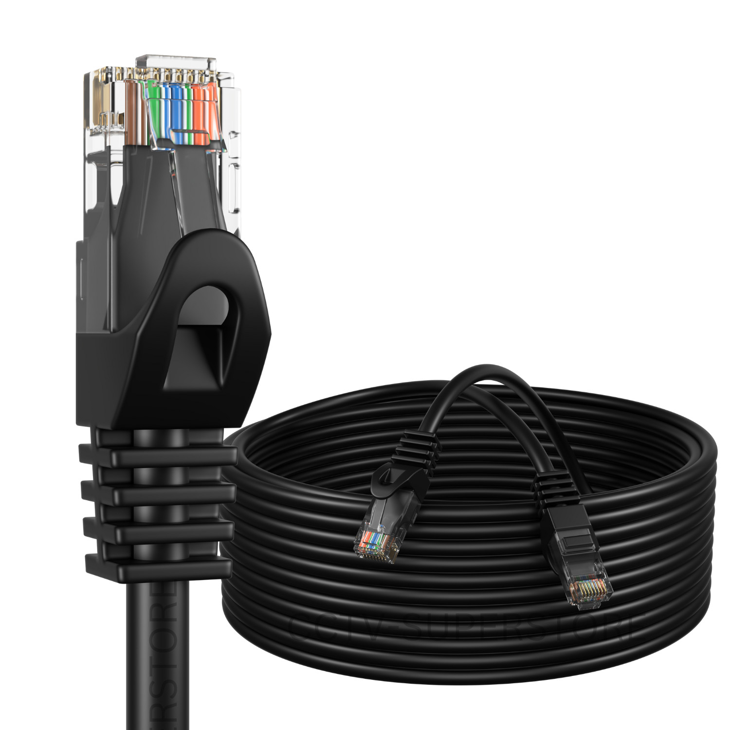 200 ft feet Cat5 Cable CAT5E RJ45 LAN Network Ethernet Router Switch Patch Cord