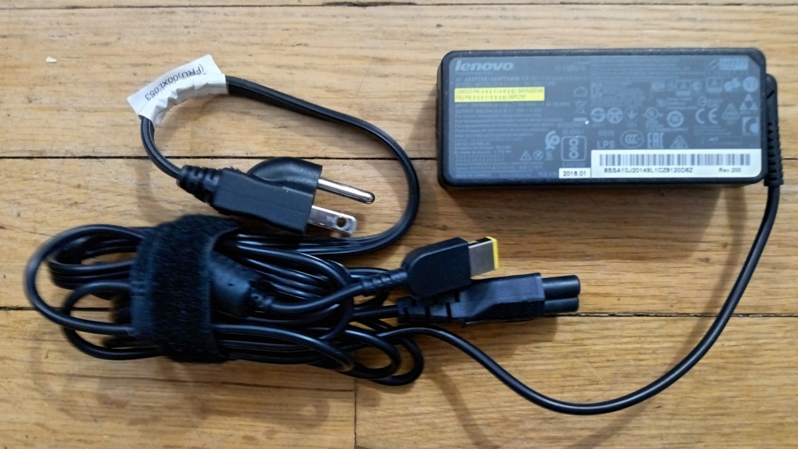 Lenovo 00PC757 AC Adapter Laptop Charger 20V 3.25A 65W PA-1650-72IS SA10J20149