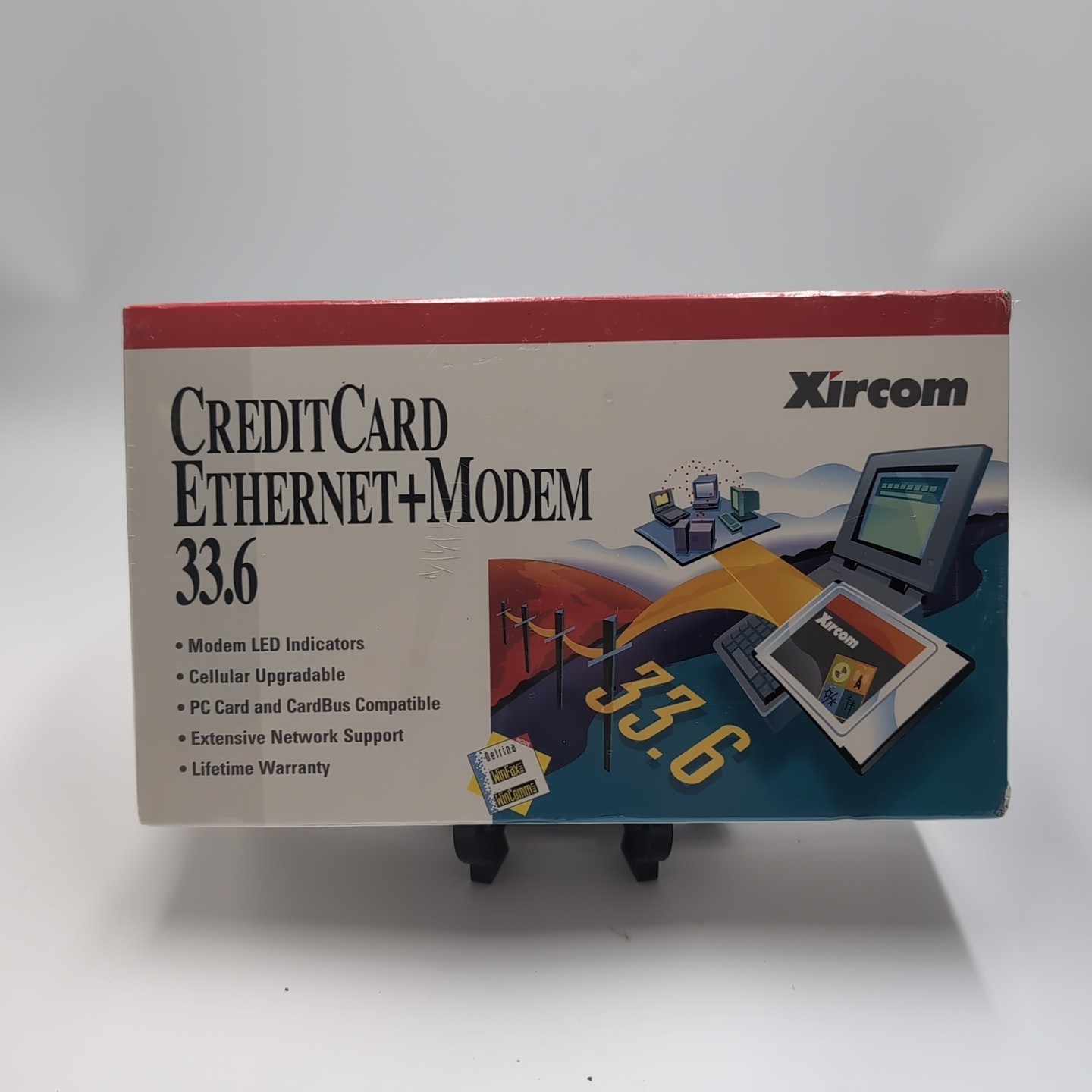 Xircom 33.6 Credit Card Ethernet modem New Sealed In Box