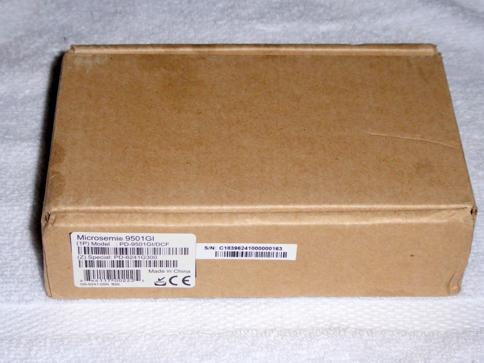 Microsemi PD-9501GI/DCF Industrial 1-Port 60W PoE Mid-Span Dual DC