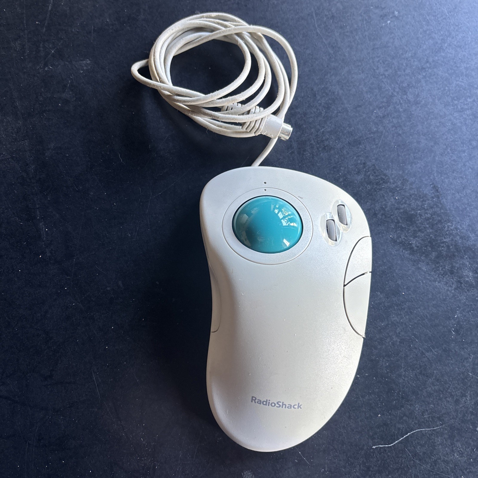 Vintage 90s A4 Tech WWT-13 Scroll Track 4D TrackBall Large Mouse