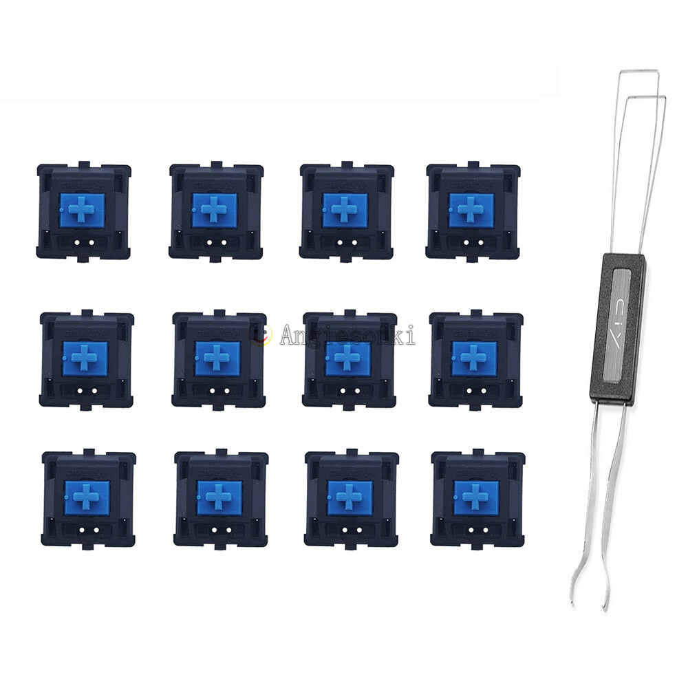 12X Cherry MX Blue/Brown/Black/Red Switches Mechanical Keyboard Microswitch 3PIN
