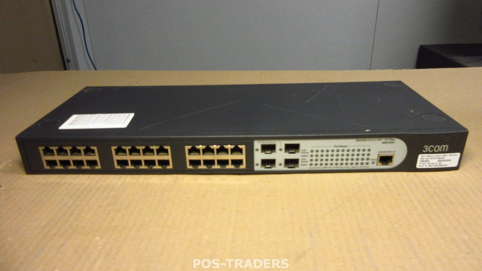 3COM 3CBLSG24 2924 SFP Plus 24-Port Baseline Gigabit + 4x SFP / EXCL RACKEARS