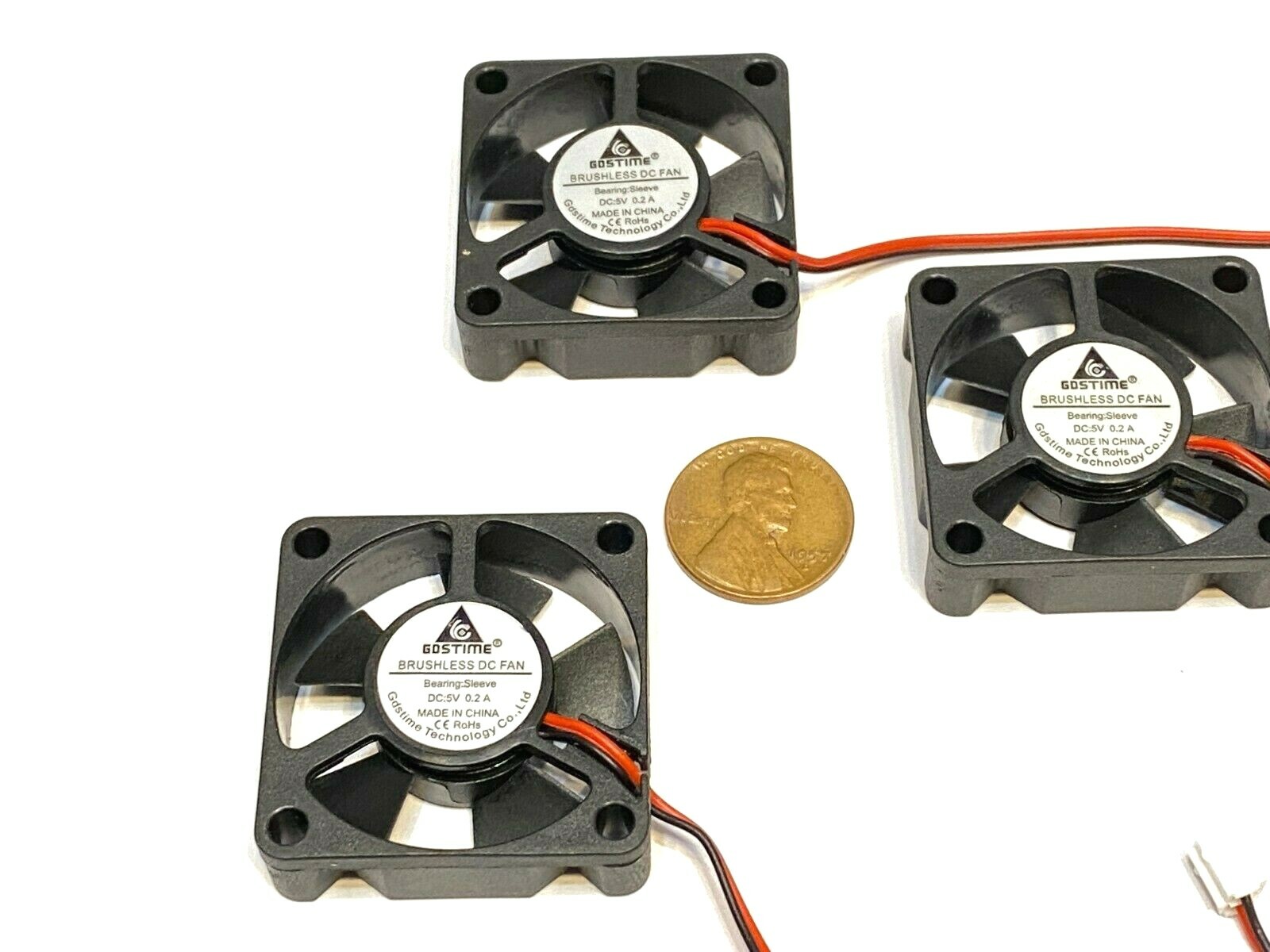 3 Pieces 5v fan 35mm x 10mm mini small cooling  GDStime  3cm  C9