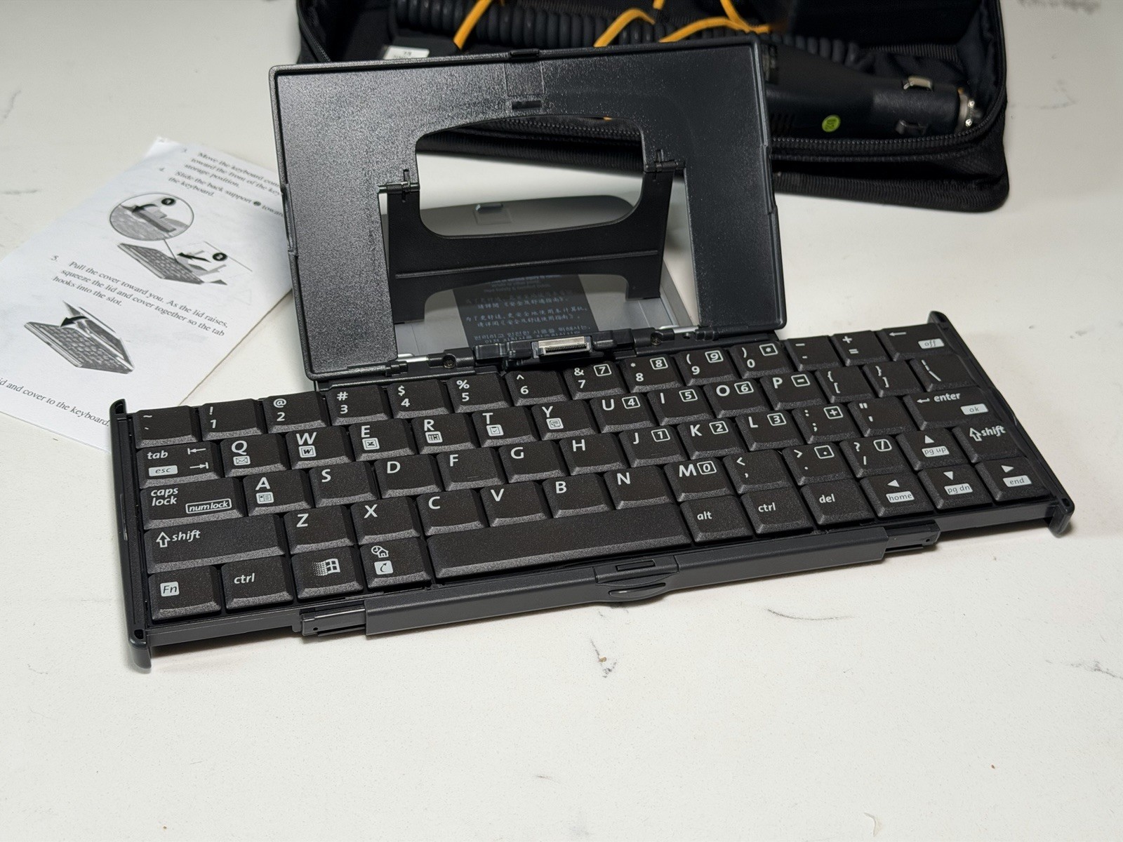 HP iPAQ Foldable Keyboard Bundle + Case + Chargers + Accessories