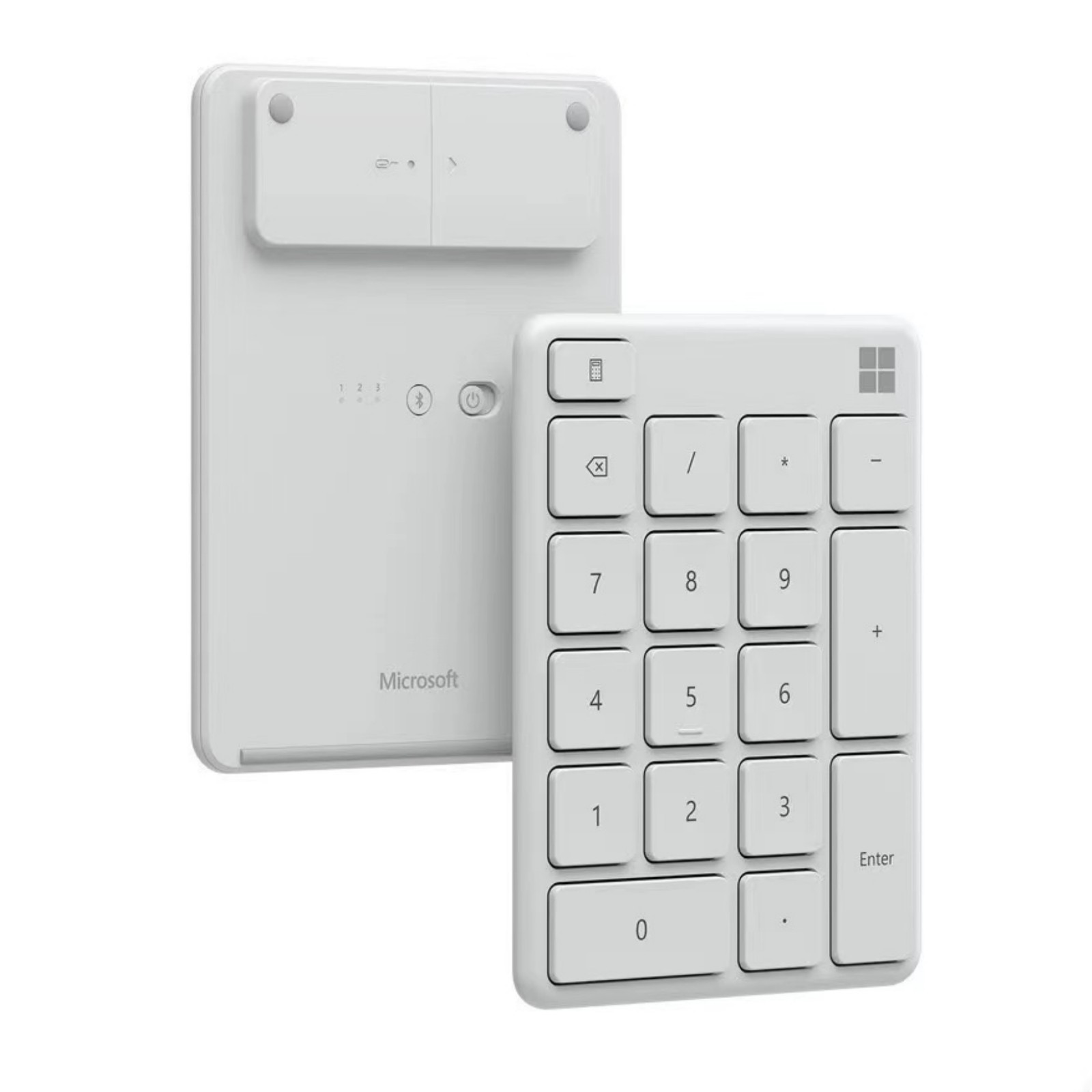 Microsoft Number Pad Numeric Keypad Glacier White Black Model 23O-00025