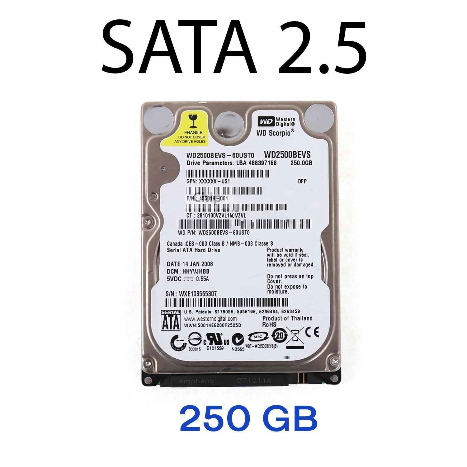 1TB HDD/SSD 2.5" SATA Hard Drive Laptop with Windows 11 Pro UEFI Installed Used