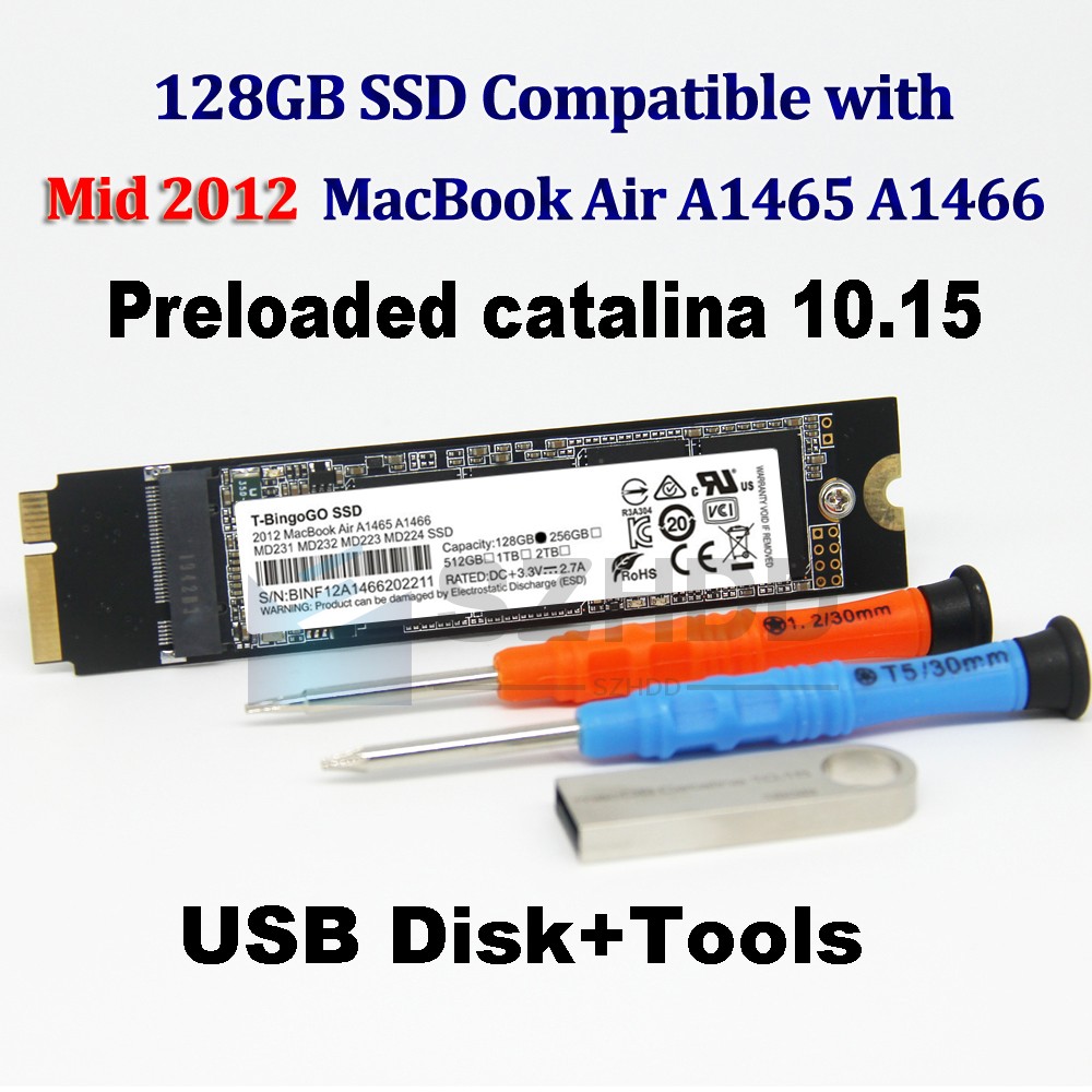 NEW 128GB 256GB 512GB 1TB SSD For Apple MacBook Air 11" A1465 13” A1466 Mid 2012