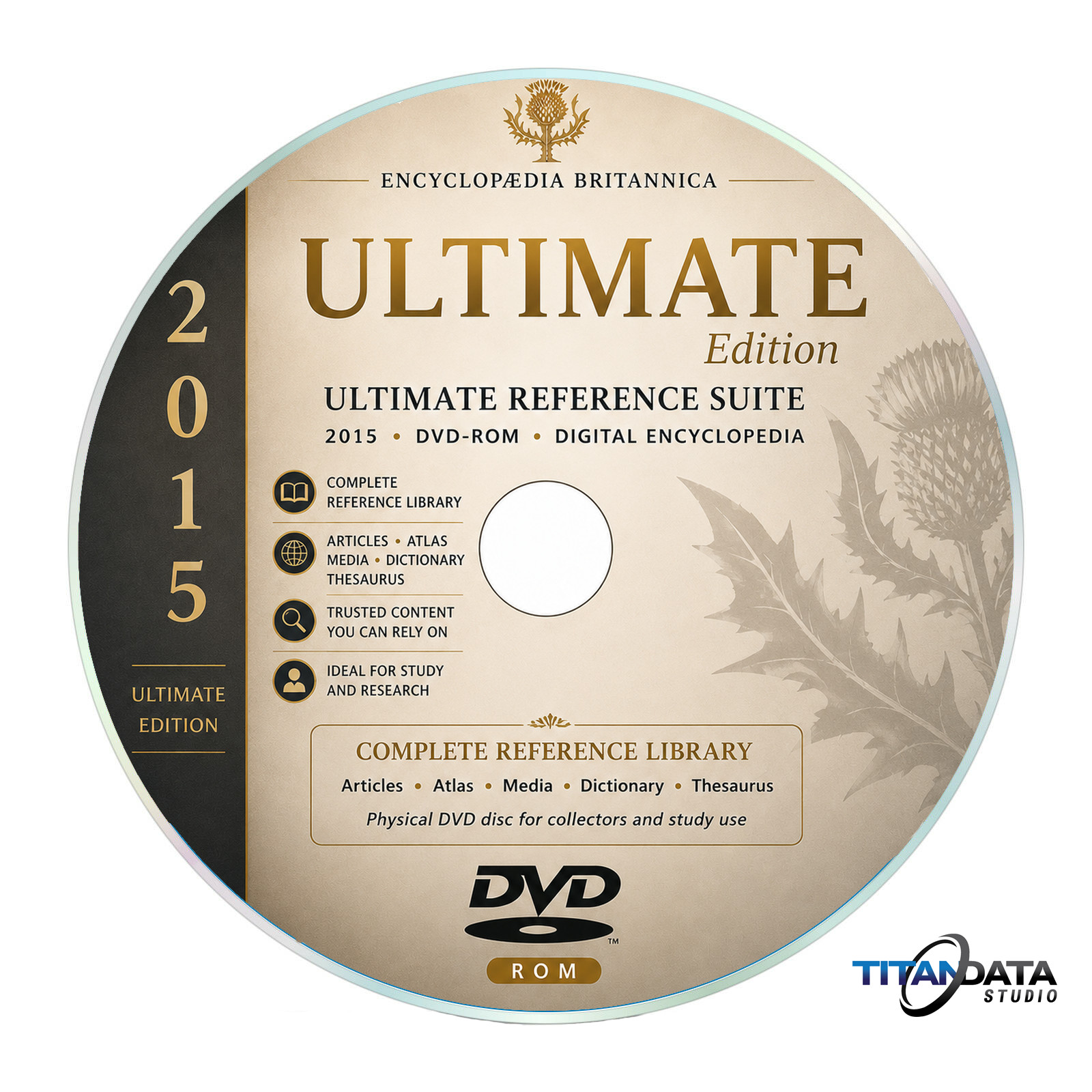 Britannica Encyclopedia PC DVD-ROM Ultimate Edition Windows 11 10 Reference