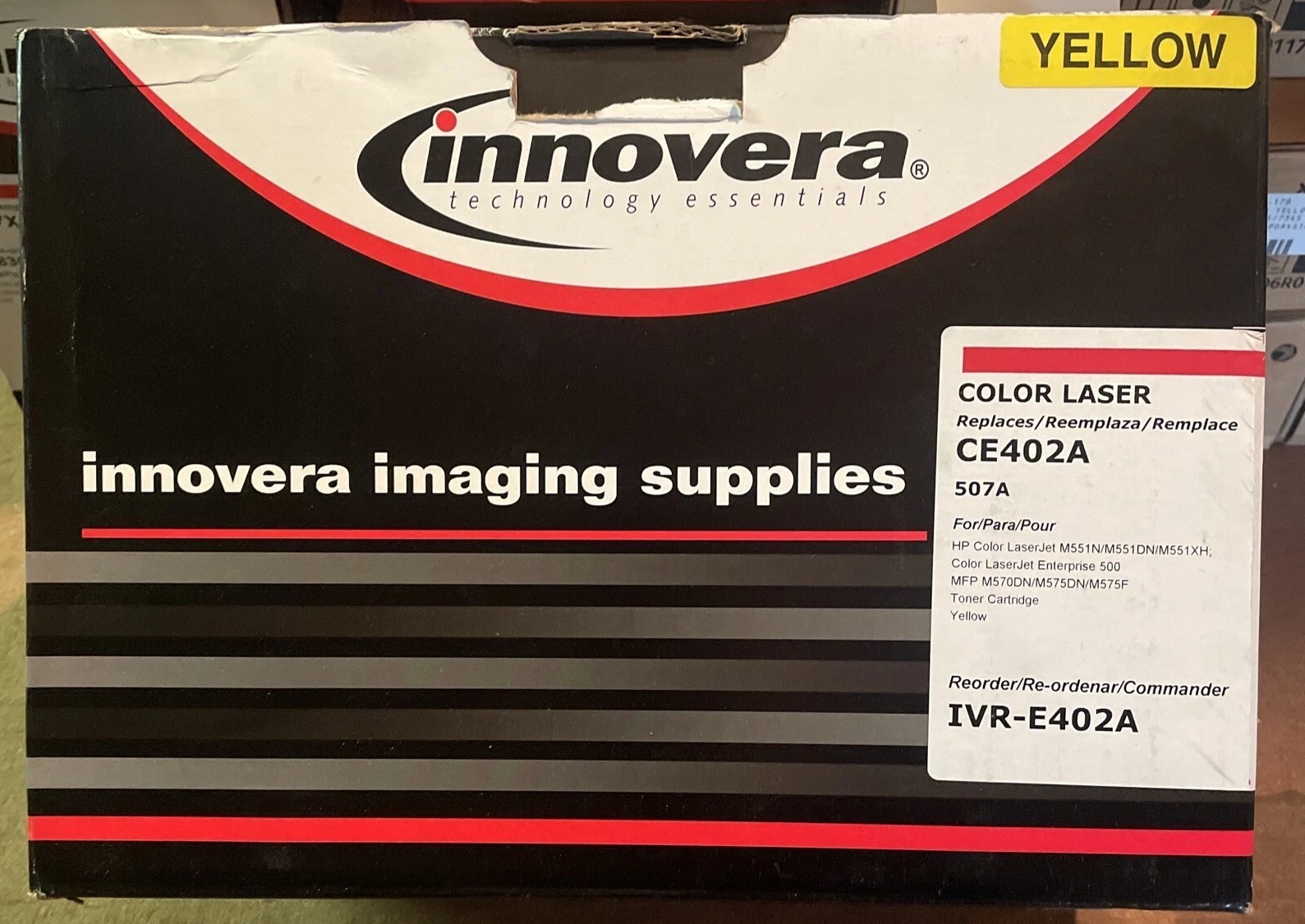 Innovera Yellow Toner Alternative for LaserJet HP 507A CE402A IVRE402A