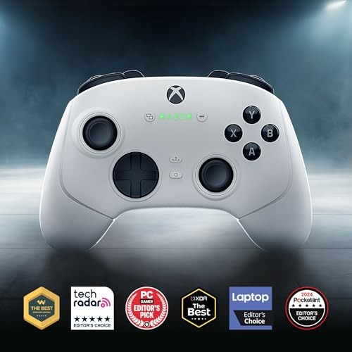 RAZER WOLVERINE V3 PRO WIRELESS GAMING CONTROLLER: LICENSED FOR XBOX -  WHTE