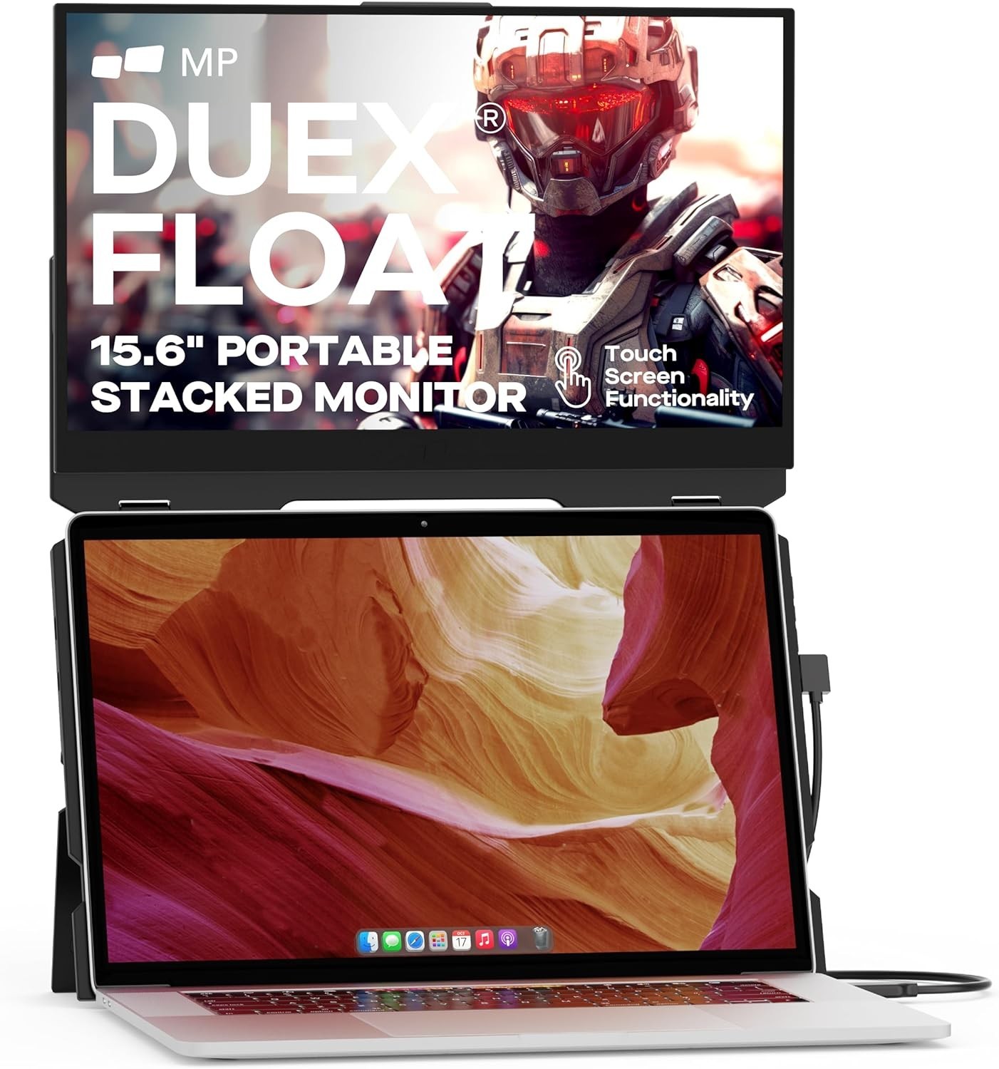 Mobile Pixels Duex Float 15.6" Touchscreen Portable Stackable Monitor READ NOTES