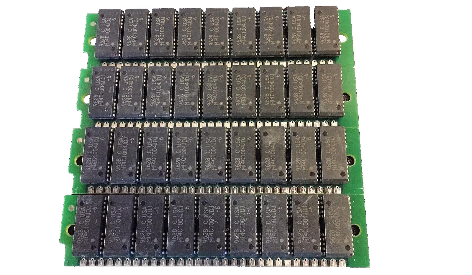 4x 4MB 30-Pin 60ns FPM Parity Memory SIMMs 16MB Vintage Apple RAM Macintosh II